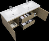 ZNTS 60" Floating Bathroom Vanity with Sink, Modern Wall-Mounted Bathroom Storage Vanity Cabinet with W1573P152706