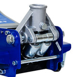 Low-Position Steel Vehicle Floor-mounted Hydraulic Jack with Dual-piston Quick-lift Pump, 3-Ton W1102P154155