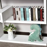 Office desk with display stand white 99892663