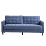 74" High Resilience three seater Sofa, Wooden Frame 3 Seat Sofa, Comfy , Modern Upholstered Sofa, W311P192811
