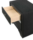 Modern Luxury 1pc Glam 2-Drawer Nightstand End Table Pullout Jeweler Tray Silver Panel Bedroom Solid B011P234309