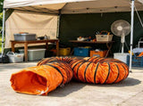 32ft 12-Inch PVC Flexible Duct Hose, Heavy-Duty Ventilation & Exhaust Ducting for Utility Blowers & 87802239