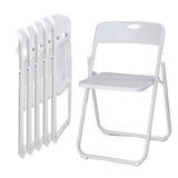 ZNTS 6 Pack Plastic Folding Chairs, Stackable Commercial Chairs, Portable Event Seats Indoor Outdoor for 67952361