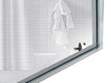 40x30inch Silver Rectangular Wall-mounted Beveled Bathroom Mirror,Square Angle Metal Frame Wall W2091126966
