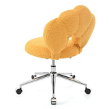 360&degSwivel Height Adjustable,Swivel Chair,Teddy fabric,home office chair W680P143491