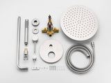 Shower System, Wall Mounted Shower Faucet Set for Bathroom with High Pressure 10" Stainless Steel 88223513