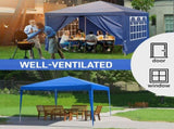 10'x10' Gazebo Waterproof Outdoor Canopy Patio Tent Party Tent for Wedding BBQ 48071820