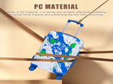 20 Inch PC Spinner Wheel Luggage, Carry on Suitcase, With Printed pattern and Combination Lock W2787P487165