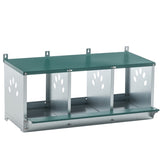 3 Room Metal Chicken Nesting Boxes 3 Compartment Egg Coop 20849830