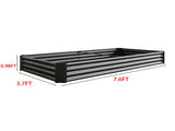 Raised Garden Bed Kit - Metal Raised Bed Garden7.6x3.7x0.98ft for Flower Planters, Vegetables Herb 97729335
