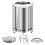 7.1*7.1*9.7in smokeless fire pit 43126159