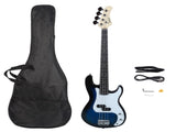 P Electric Bass Guitar Cord Wrench Tool Case Belt Plectrum Blue 26782069