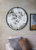 ZNTS D31.5x0.5" Theodor Mirror with industrial design Round Mirror with Metal Frame for Wall Decor & W2078124323