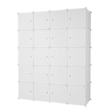 ZNTS 20 Cube Organizer Stackable Plastic Cube Storage Shelves Design Multifunctional Modular Closet 09173751