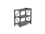 3-Tier Industrial Shelving Rack - 63in, Heavy Duty Steel Shelving Unit Adjustable, 67" W*19.7" 54506828