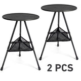 ZNTS Outdoor camping round table, adjustable folding table, easy to carry, suitable for camping, BBQ, 47537072