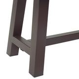 Outdoor Carlisle Benches, Sandblasted Brown Rustic Metal 54562.00