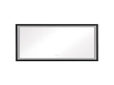 84 x 48 Inch LED Bathroom Mirror with Aluminum Frame, Wall Mounted Vanity Mirror, Anti-Fog, Memory, W2287P279143