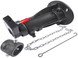 12" to 16" Adjustable Cushioned 5th-Wheel-to-Gooseneck Adapter 20,000 lb for RV Trailer Camper 76643374