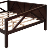 ZNTS Full size Daybed, Wood Slat Support, Espresso WF283135AAP