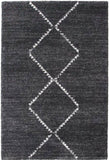 Granada Asher Black/ Ivory Argyle Area Rug B055P300756