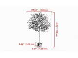 5 FT Faux Olive Tree, Lifelike Artificial Potted Plant with Anti-Tip Tilt Protection, Durable PE 64274563