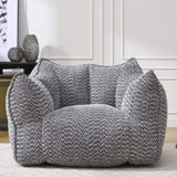 Sofa chairs with highly resilient foam for living rooms and bedrooms, comfortable square lazy, W1996P252268