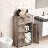 ZNTS Bathroom Storage Cabinet with Storage 5 Drawers and 1 Door, Entryway Cabinet with Adjustable Shelf, W1673P176236