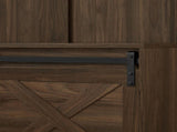 Dark brown, Column Coat Rack with Storage Shoe Cabinet 28345920