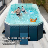 2.6PVC inflatable folding swimming pool W2710P330782
