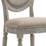 Tan and Salvaged Light Oak Side Chairs B062P182748