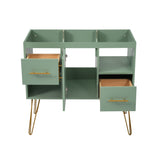 36'' Bathroom Vanity without Sink, Modern Freestanding Single Bathroom Cabinet with 2 Drawers & 2 N710P175744F