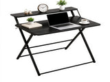 Computer Desk, Black Embossed P2 Particle Board with Melamine Faced, Height 65591259