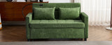 56.9" Loveseat Sofa Pull-out Sofa Bed Sleeper Sofa with a Reversible Backrest Cushion, Side Pockets, N719P208853F