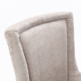 Furniture,Ultra Side Dining ChairThickened fabric chairs with neutrally toned solid wood legs 17095092