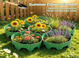Adjustable Interlocking Grow Rings, PP Plastic Guard with SnapTogether Panels, Garden 10723368