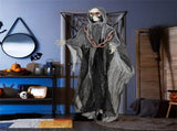 6.4 ft Halloween Standing Grim Reaper Automatic Arm Movement 08131336