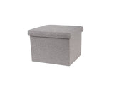 Collapsible Storage Ottoman, Gray, 15 94527423
