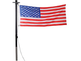 Flagpole 20FT for Outside House in Ground,11 Gauge Heavy Duty Flag Pole Kit with 136 LED Ultra W465P475078