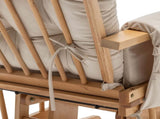 Glider Rocker Replacement Cushions with Storage Pocket, 5PCS, Soft Velvet Thickened, Washable 76853617