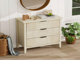 3-Drawer Storage Cabinet, Classic American Style Storage Organizer for Bedroom, Living 97297013