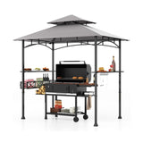 8 x 5 FT Outdoor Grill Gazebo 43874845
