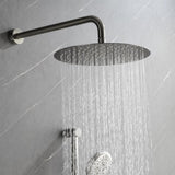 Shower System with Shower Head, Hand Shower, Slide Bar, Bodysprays, Shower Arm, Hose, Valve Trim, W2287141179