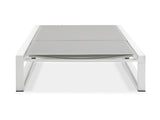 5-Level Adjustable 2-Piece Outdoor Chaise Lounge, Durable Aluminum Frame & Textilene Mesh, Perfect N779P281907W