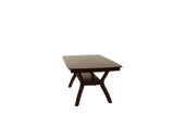 Formal Look 1pc Dining Table w Shelve Solidwood Espresso Finish Dining Room Furniture B011P207142