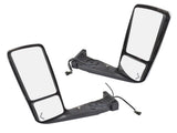 2Pcs Front Left and Right Chrome Power View Door Mirror with Turn Signal Light Fits for 56275757