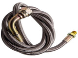 43.3" TURBO 90 DEGREE OIL FEED LINE KIT T3 T4 T04E T70 T60 T61 1/8 NPT -4AN 68043290