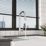 Bothwa Home 18.83" CUPC Certified Pull-down Kitchen Faucet B2724P262919