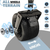 480Lbs Collapsible Wagon with Canopy,Wagon Stroller with 7" All-Terrain Wheels, Lightweight Foldable 28469453