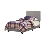 Grey Twin Panel Bed B062P155554